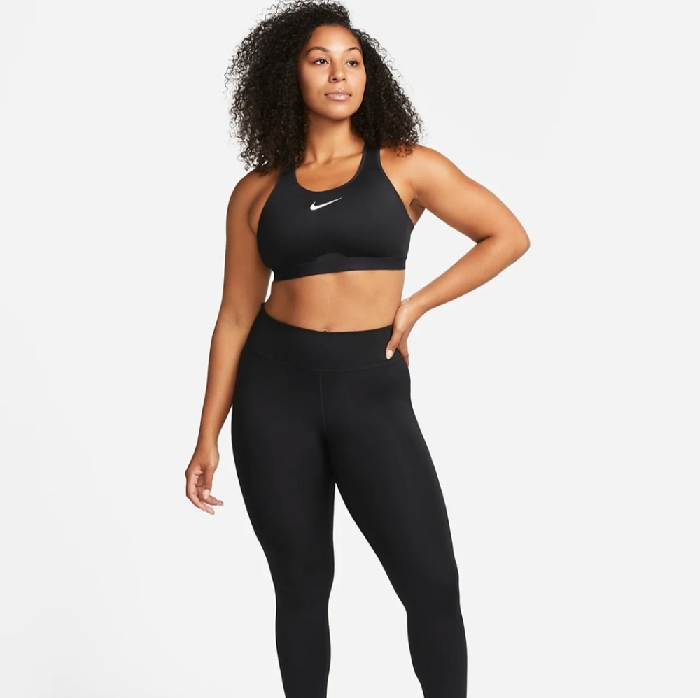 Nike Swoosh Sports Bra - Picture 2 of 13